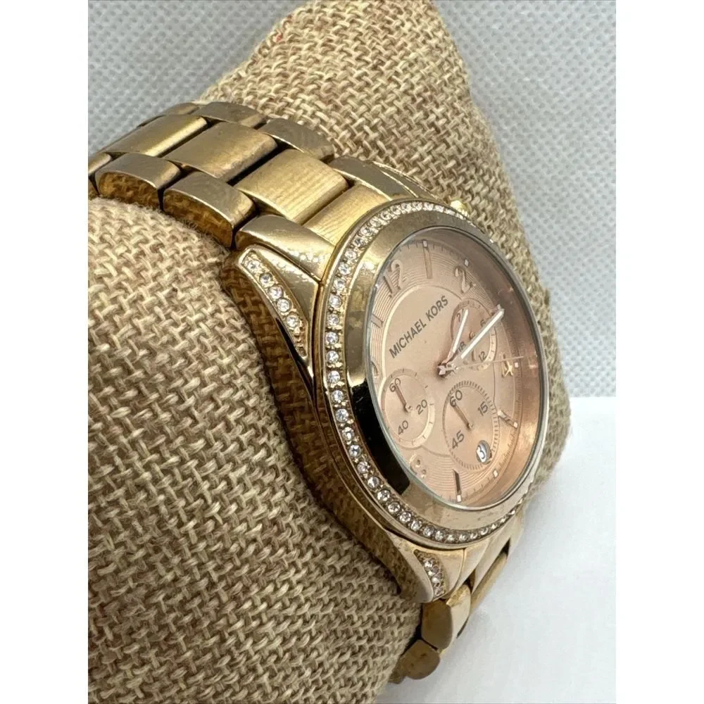 Michael Kors Blair MK5263 Women's Rose Gold-Tone Analog Dial Quartz Watch JNA782